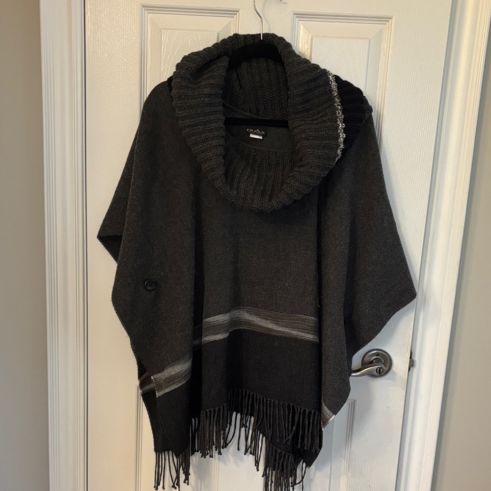Fraas Cowl Neck Poncho